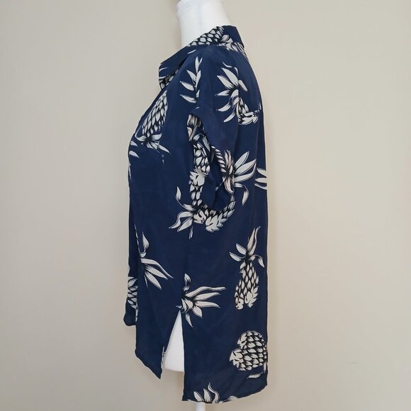 Rails 100% Silk Whitney Button Down Shirt Size Small - Picture 5 of 8